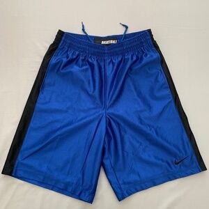 Nike Athletic Dazzle Shorts (Blue, Mens M)
